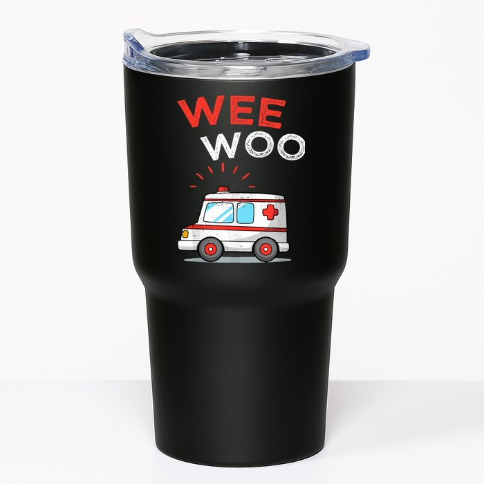 Wee Woo Ambulance Amr Funny Ems Emt Paramedic Tumbler