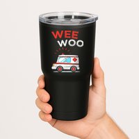 Wee Woo Ambulance Amr Funny Ems Emt Paramedic Tumbler