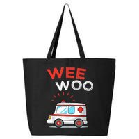 Wee Woo Ambulance Amr Funny Ems Emt Paramedic 25L Jumbo Tote