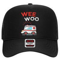 Wee Woo Ambulance Amr Funny Ems Emt Paramedic Hat