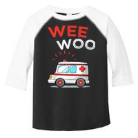 Wee Woo Ambulance Amr Funny Ems Emt Paramedic Toddler Fine Jersey T-Shirt