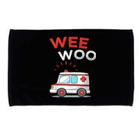 Wee Woo Ambulance Amr Funny Ems Emt Paramedic Microfiber Hand Towel
