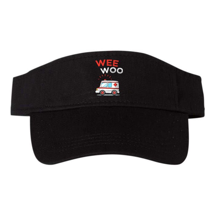 Wee Woo Ambulance Amr Funny Ems Emt Paramedic Visor