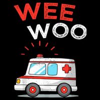 Wee Woo Ambulance Amr Funny Ems Emt Paramedic Visor