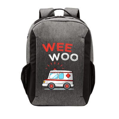 Wee Woo Ambulance Amr Funny Ems Emt Paramedic Vector Backpack