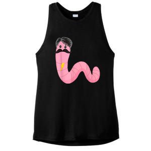 Worm With A Mustache James Tom Ariana Reality Ladies PosiCharge Tri-Blend Wicking Tank