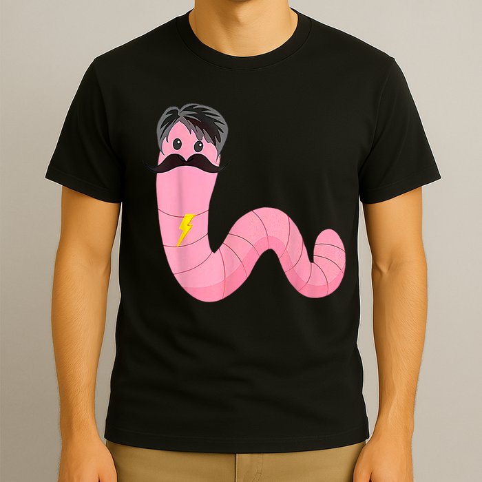 Worm With A Mustache James Tom Ariana Reality T-Shirt