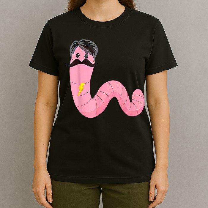 Worm With A Mustache James Tom Ariana Reality T-Shirt