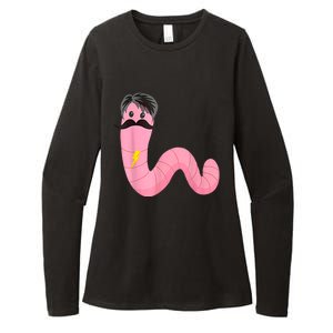 Worm With A Mustache James Tom Ariana Reality Womens CVC Long Sleeve Shirt