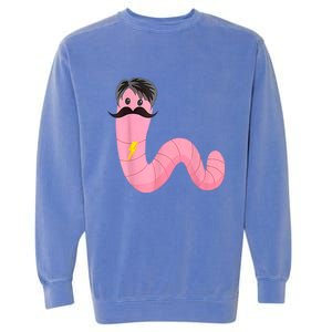 Worm With A Mustache James Tom Ariana Reality Garment-Dyed Sweatshirt