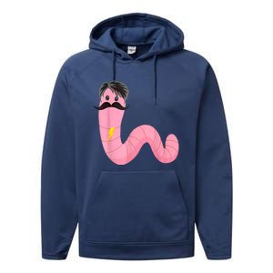 Worm With A Mustache James Tom Ariana Reality Performance Fleece Hoodie