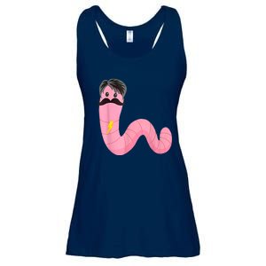 Worm With A Mustache James Tom Ariana Reality Ladies Essential Flowy Tank