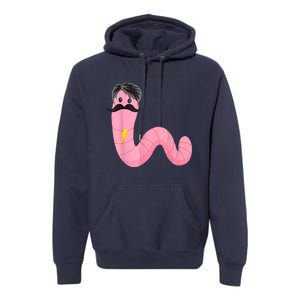 Worm With A Mustache James Tom Ariana Reality Premium Hoodie