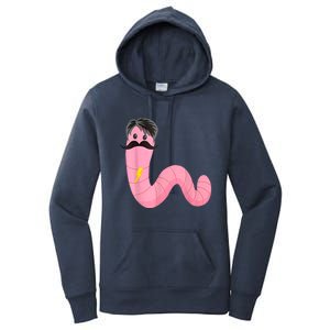 Worm With A Mustache James Tom Ariana Reality Women's Pullover Hoodie