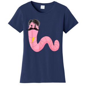 Worm With A Mustache James Tom Ariana Reality Women's T-Shirt