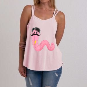 Worm With A Mustache James Tom Ariana Reality Women's Strappy Tank