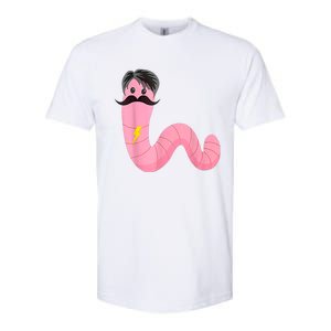 Worm With A Mustache James Tom Ariana Reality Softstyle CVC T-Shirt