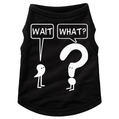 Wait, What Apostrophe Question Mark Funny English Teacher Doggie Tank