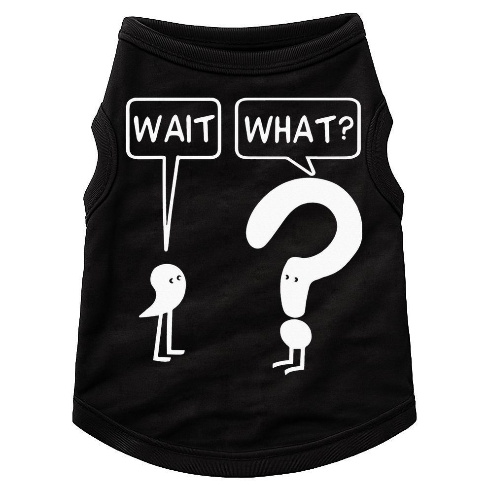 Wait, What Apostrophe Question Mark Funny English Teacher Doggie Tank