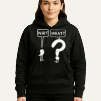 Wait, What Apostrophe Question Mark Funny English Teacher Hoodie