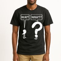 Wait, What Apostrophe Question Mark Funny English Teacher Tall T-Shirt