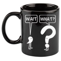 Wait, What Apostrophe Question Mark Funny English Teacher 11oz C Handle Ceramic Mug