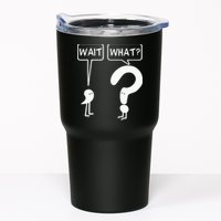 Wait, What Apostrophe Question Mark Funny English Teacher Tumbler