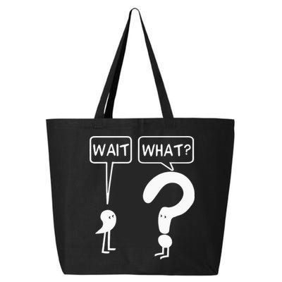 Wait, What Apostrophe Question Mark Funny English Teacher 25L Jumbo Tote