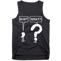 Wait, What Apostrophe Question Mark Funny English Teacher Tank Top