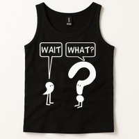 Wait, What Apostrophe Question Mark Funny English Teacher Tank Top
