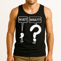 Wait, What Apostrophe Question Mark Funny English Teacher Tank Top