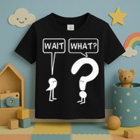 Wait, What Apostrophe Question Mark Funny English Teacher Toddler T-Shirt