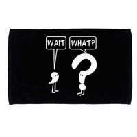 Wait, What Apostrophe Question Mark Funny English Teacher Microfiber Hand Towel