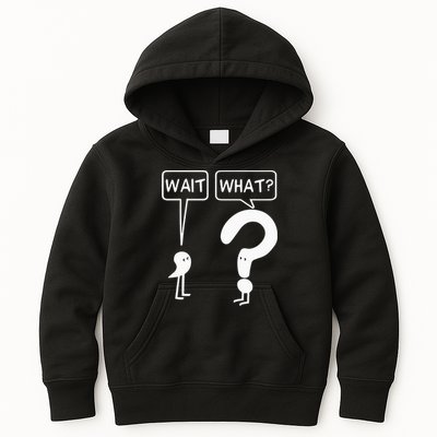 Wait, What Apostrophe Question Mark Funny English Teacher Kids Hoodie