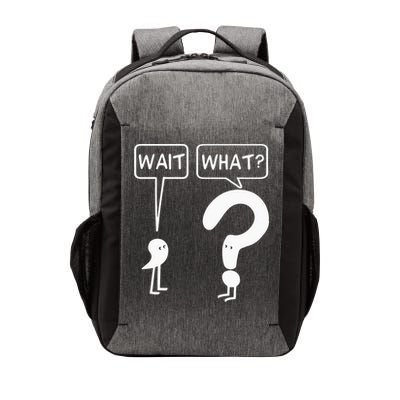 Wait, What Apostrophe Question Mark Funny English Teacher Vector Backpack