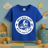 Walk With A Limp Weld Like A Pimp Toddler T-Shirt