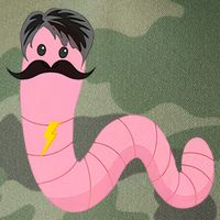 Worm With A Mustache James Tom Ariana Reality Legacy Tie Dye Trucker Hat