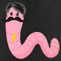Worm With A Mustache James Tom Ariana Reality Cool Comfort Performance Bucket Hat