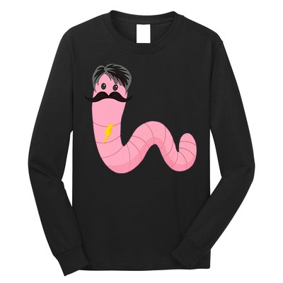 Worm With A Mustache James Tom Ariana Reality Long Sleeve Shirt