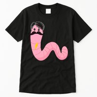 Worm With A Mustache James Tom Ariana Reality Tall T-Shirt
