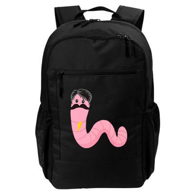 Worm With A Mustache James Tom Ariana Reality Daily Commute Backpack