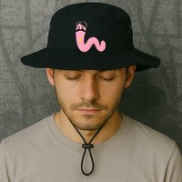Worm With A Mustache James Tom Ariana Reality Bucket Hat