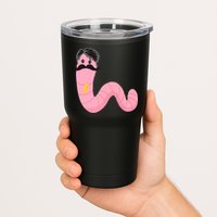 Worm With A Mustache James Tom Ariana Reality Tumbler