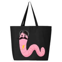 Worm With A Mustache James Tom Ariana Reality 25L Jumbo Tote