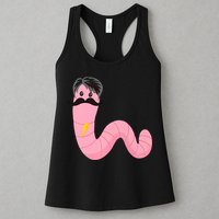 Worm With A Mustache James Tom Ariana Reality Womens Tank Top