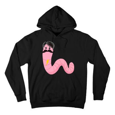 Worm With A Mustache James Tom Ariana Reality Tall Hoodie