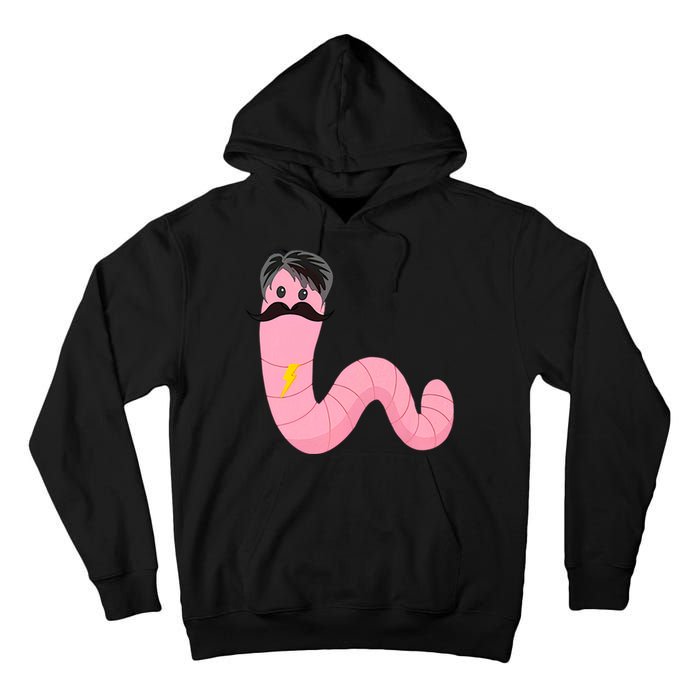 Worm With A Mustache James Tom Ariana Reality Tall Hoodie