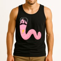 Worm With A Mustache James Tom Ariana Reality Tank Top