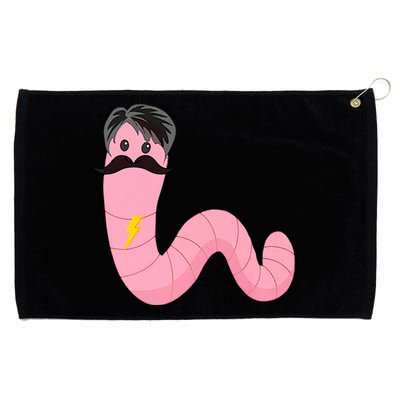 Worm With A Mustache James Tom Ariana Reality Grommeted Golf Towel