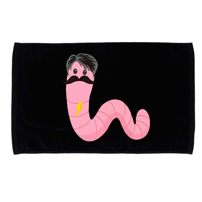 Worm With A Mustache James Tom Ariana Reality Microfiber Hand Towel